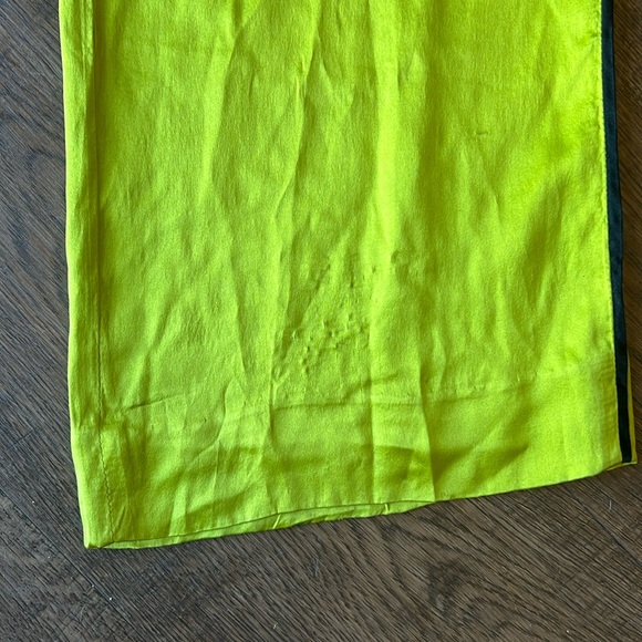 Haider Ackermann Silk Pants Apple Green Sz 40 - Picture 3 of 4
